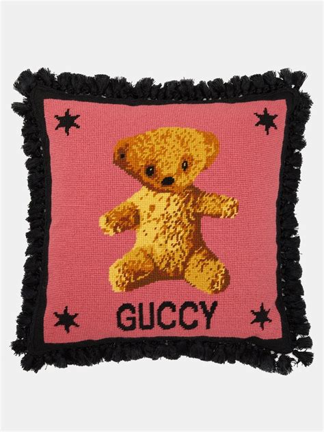 gucci teddy bear cushion sale.